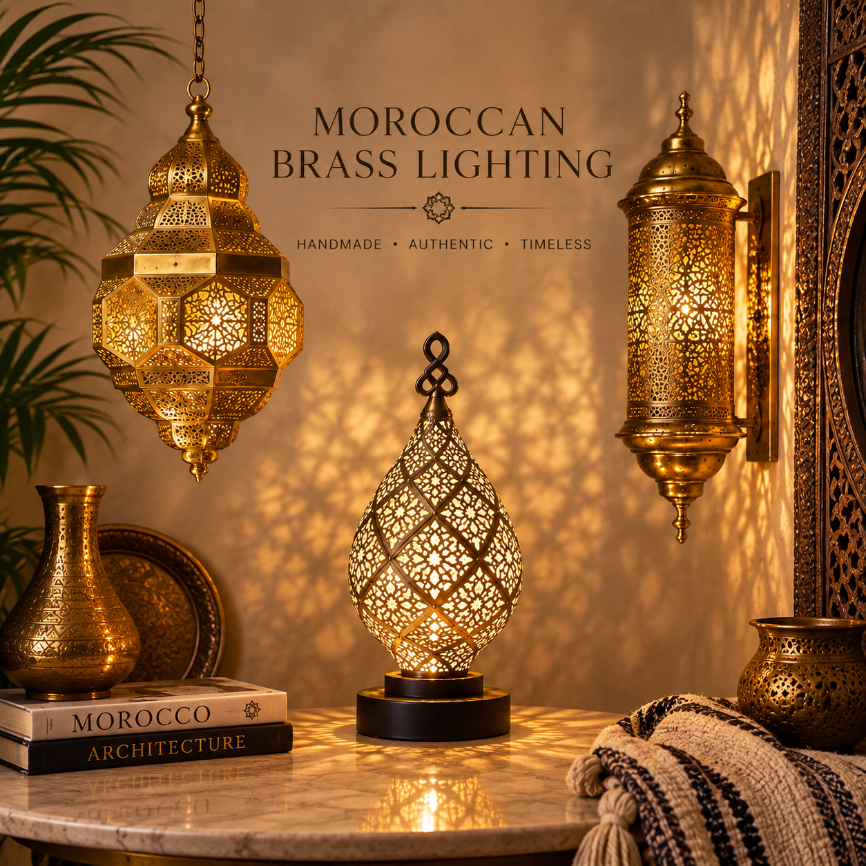Moroccan Brass Lighting