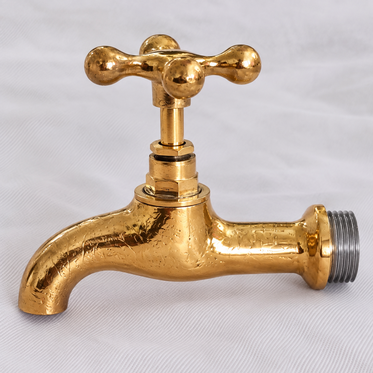 Vintage Moroccan Brass Wall Faucet – Traditional Hammam & Fountain Tap