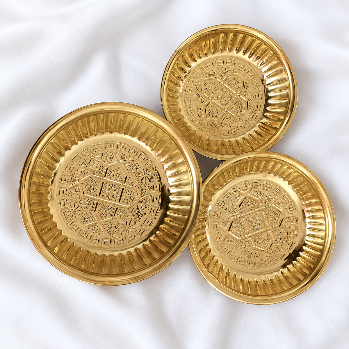 Traditional Moroccan Hammam Brass Bowl – Handcrafted Bath Bowl – Moroccan Bath Accessory
