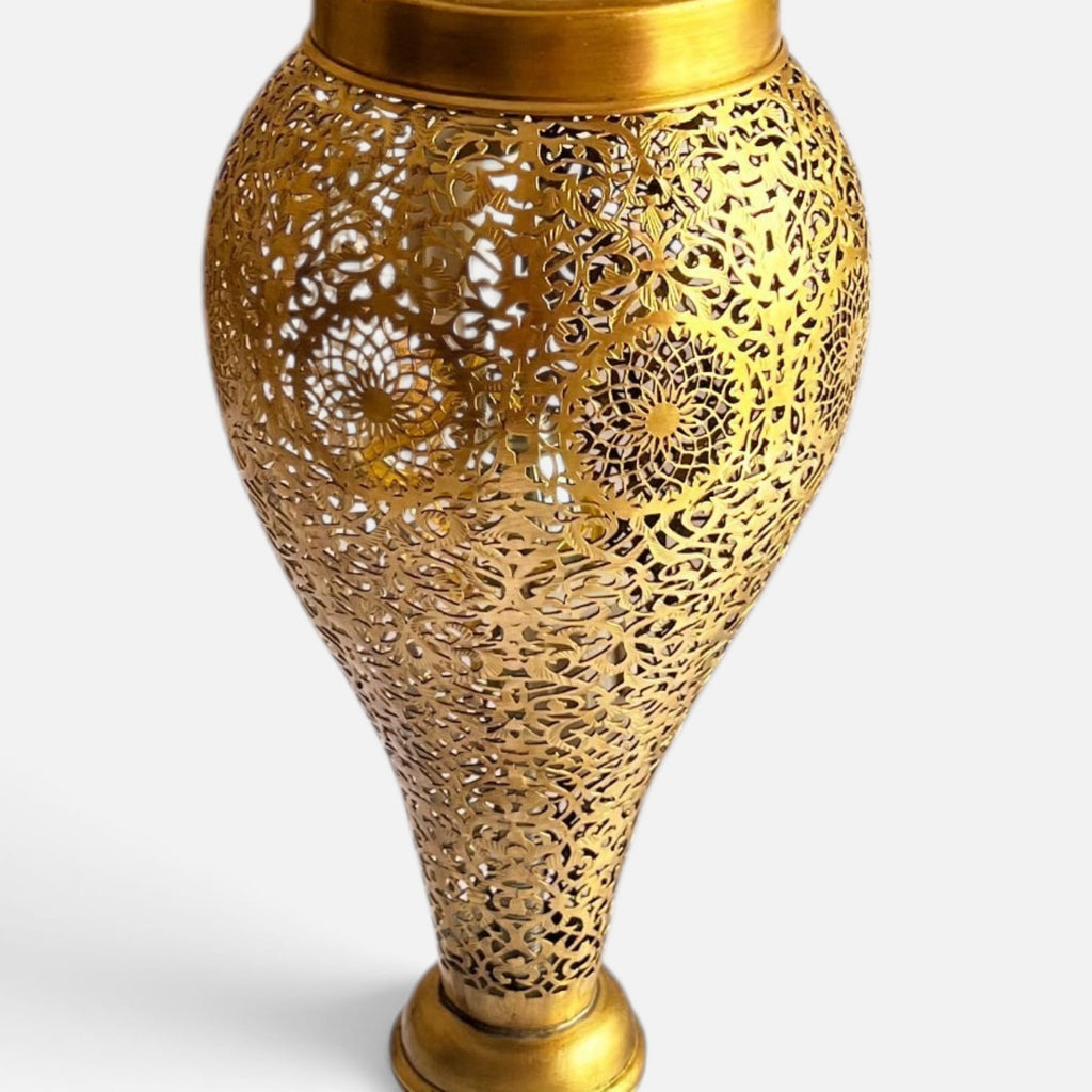 Marokkanische Stehlampe aus Messing