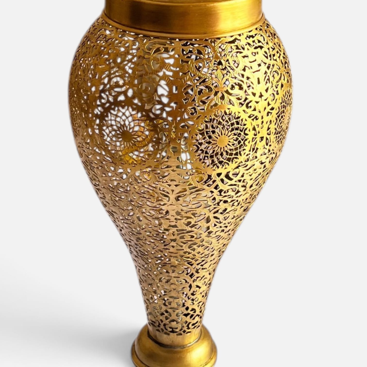 Moroccan Brass Floor Lamp