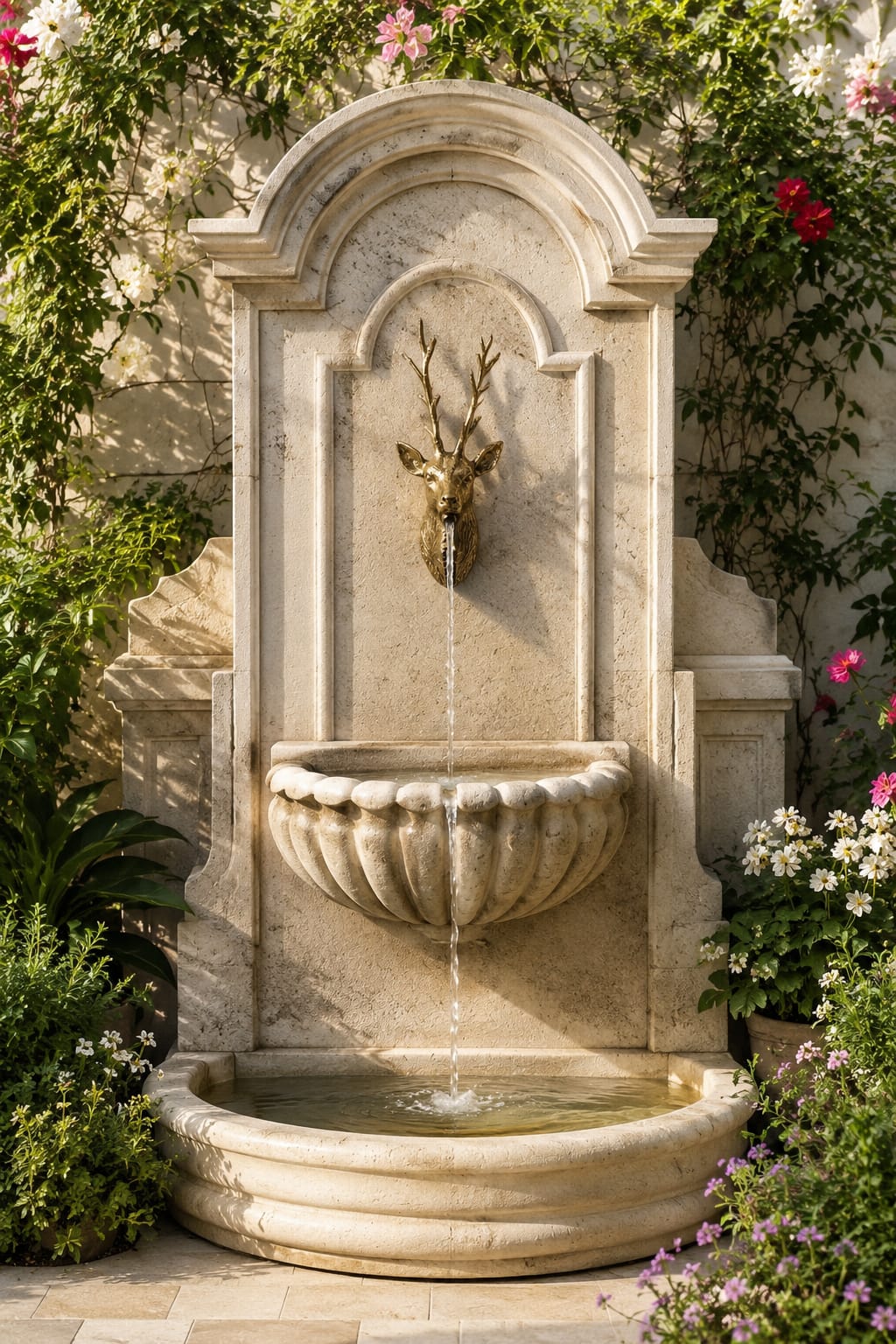 Brass Deer Fountain Faucet
