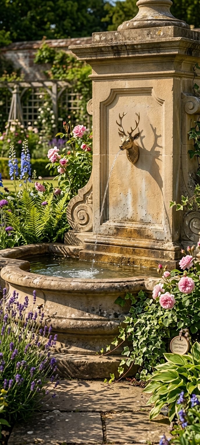Brass Deer Fountain Faucet