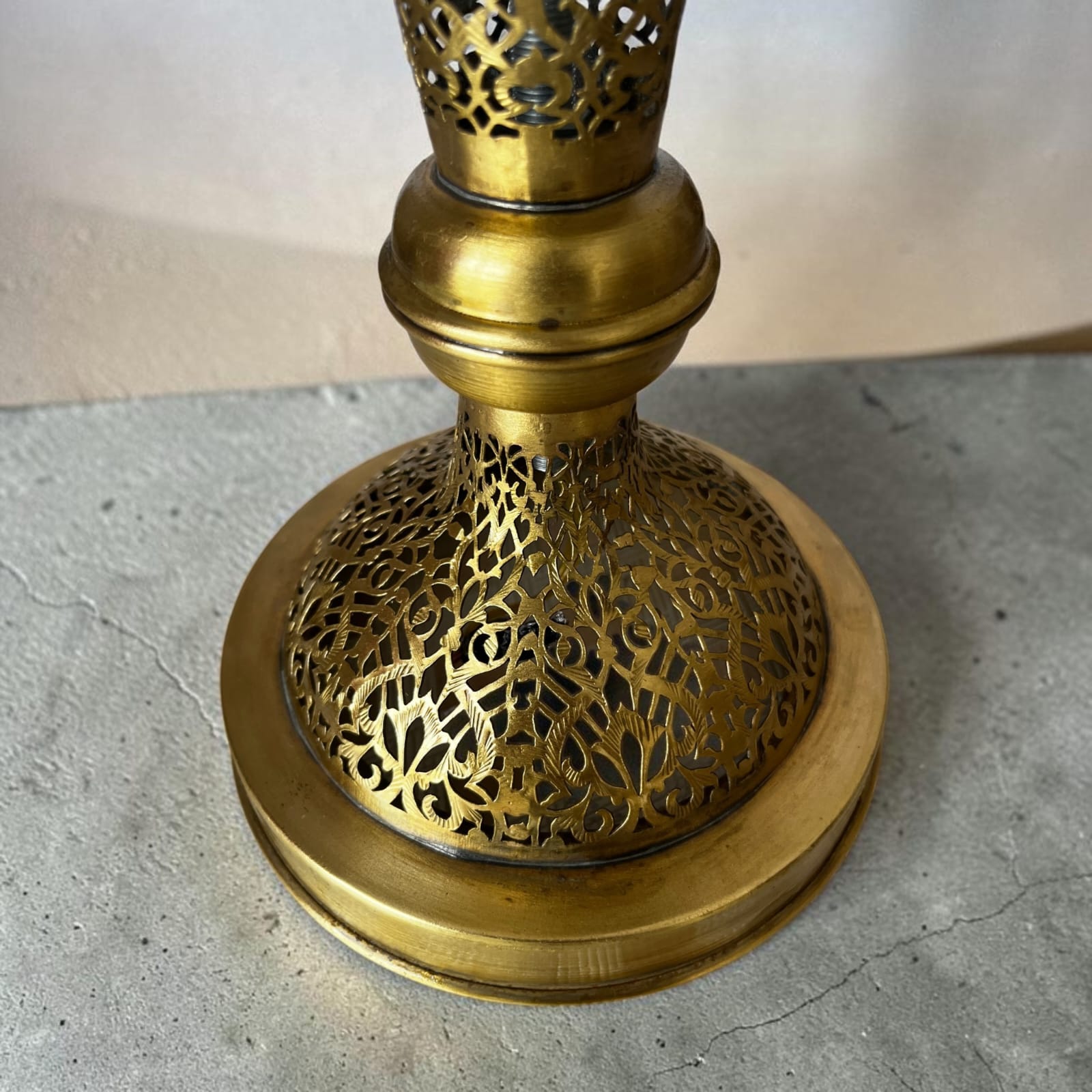 Moroccan Brass Floor Lamp