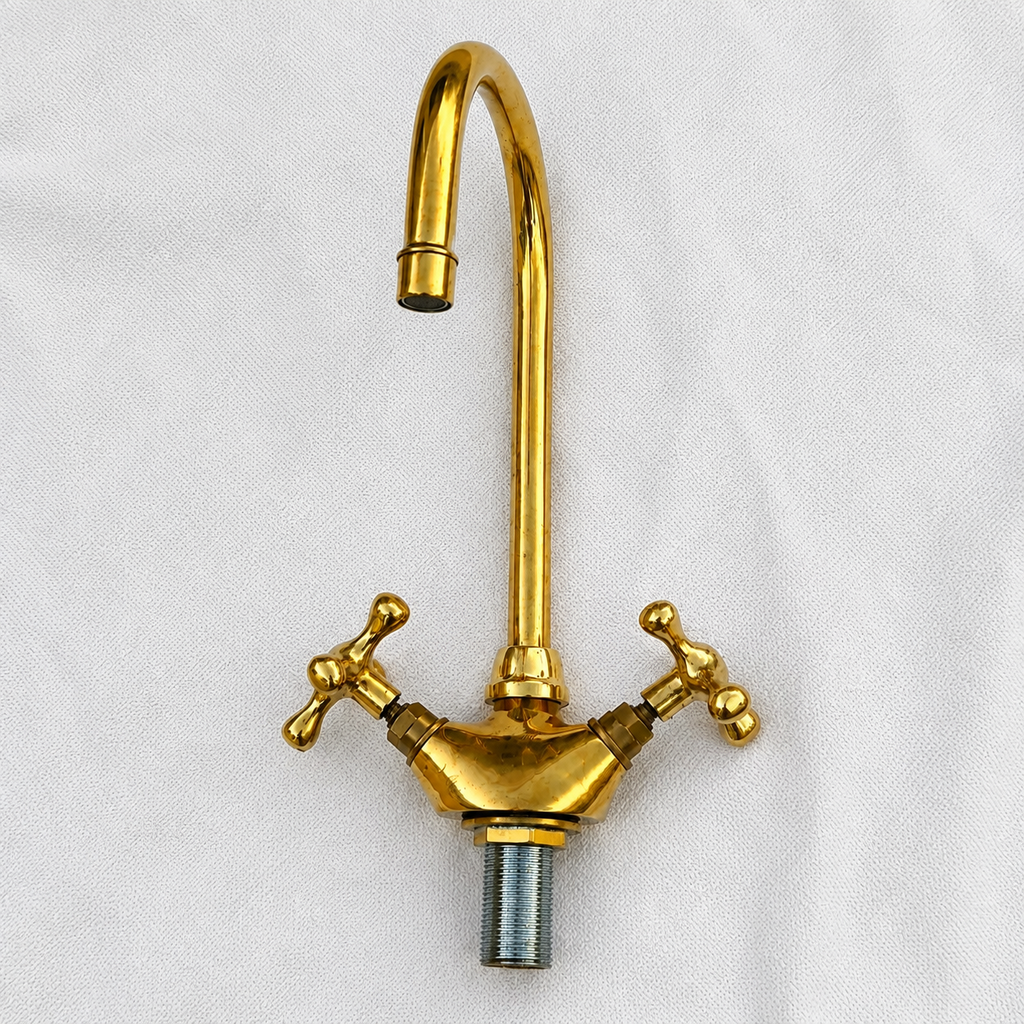 Vintage Brass Kitchen & Bathroom Faucet – Moroccan Classic Style