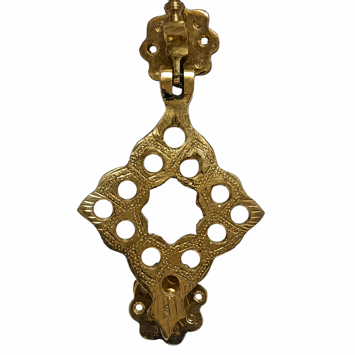 Ornate Brass Door Knocker – Vintage Decorative Door Hardware