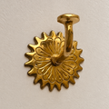 Handcrafted Solid Brass Wall Hook – Moroccan Floral Fès Style Coat & Bag Hanger